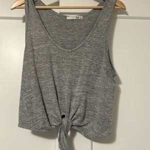 Grey Tank Top Crop